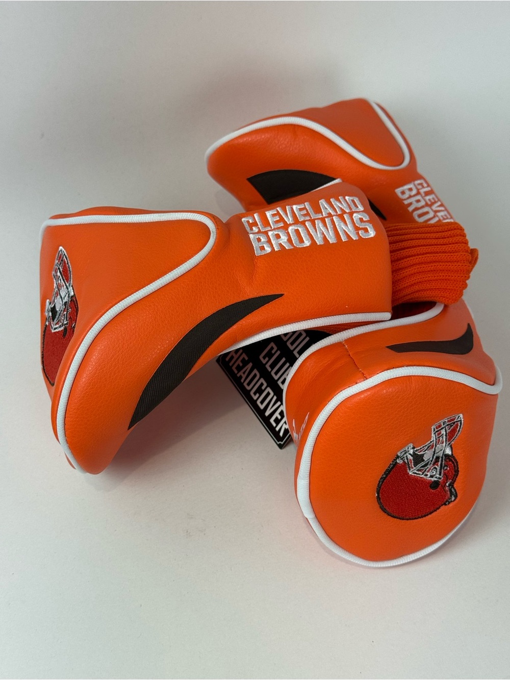 Cleveland Browns Golf Club Headcover Set brand new with tags